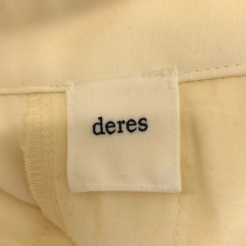 deres / デレス | 2023SS | First step pants / ファーストステップ ベルテッド パンツ | 1 | レディース