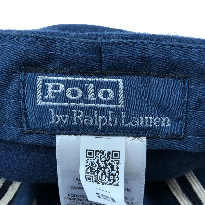 POLO RALPH LAUREN / ポロラルフローレン | ウール ベースボール キャップ | L/XL | その他