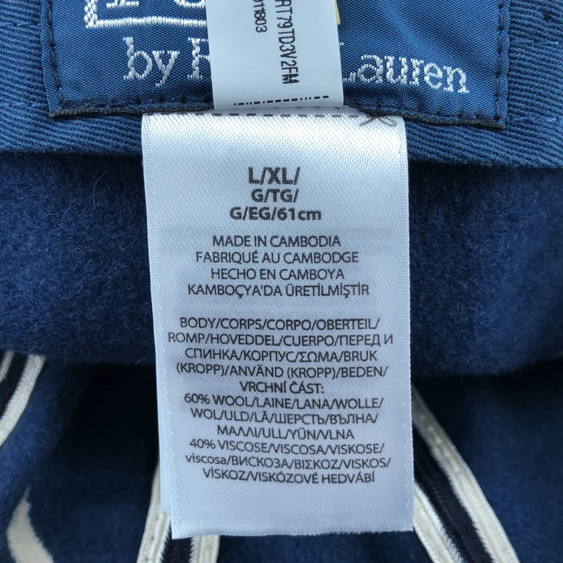 POLO RALPH LAUREN / ポロラルフローレン | ウール ベースボール キャップ | L/XL | その他