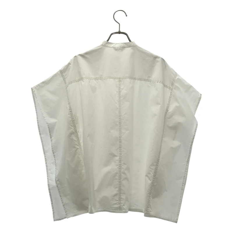 CLANE / クラネ | STAND COLLAR WIDE BOX SHIRT スタンドカラー ワイドボックスシャツ | 1 | レディース