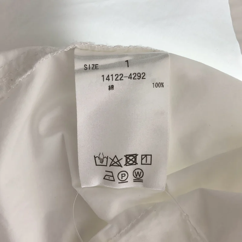 CLANE / クラネ | STAND COLLAR WIDE BOX SHIRT スタンドカラー ワイドボックスシャツ | 1 | レディース
