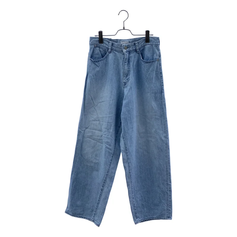 LAD MUSICIAN / ラッドミュージシャン | 12oz FLAT DENIM TAPERED BAGGY PANTS バギーデニムパンツ | 42 | メンズ