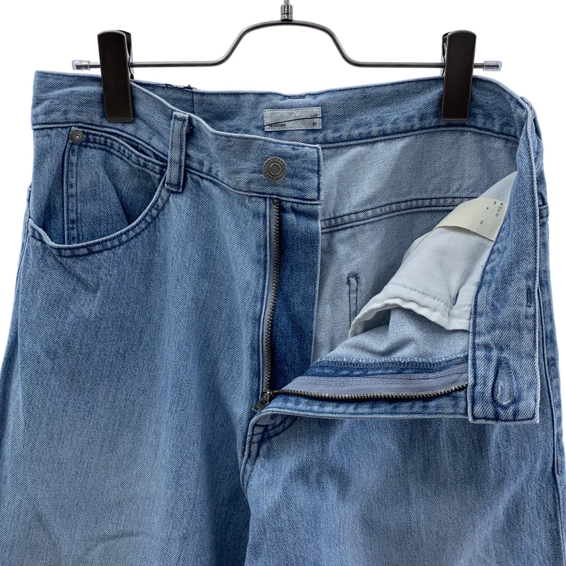 LAD MUSICIAN / ラッドミュージシャン | 12oz FLAT DENIM TAPERED BAGGY PANTS バギーデニムパンツ | 42 | メンズ