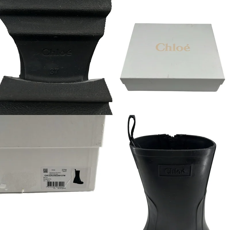 Chloe / クロエ | Betty / ロゴジップ プラットフォーム レインブーツ | 37 | レディース