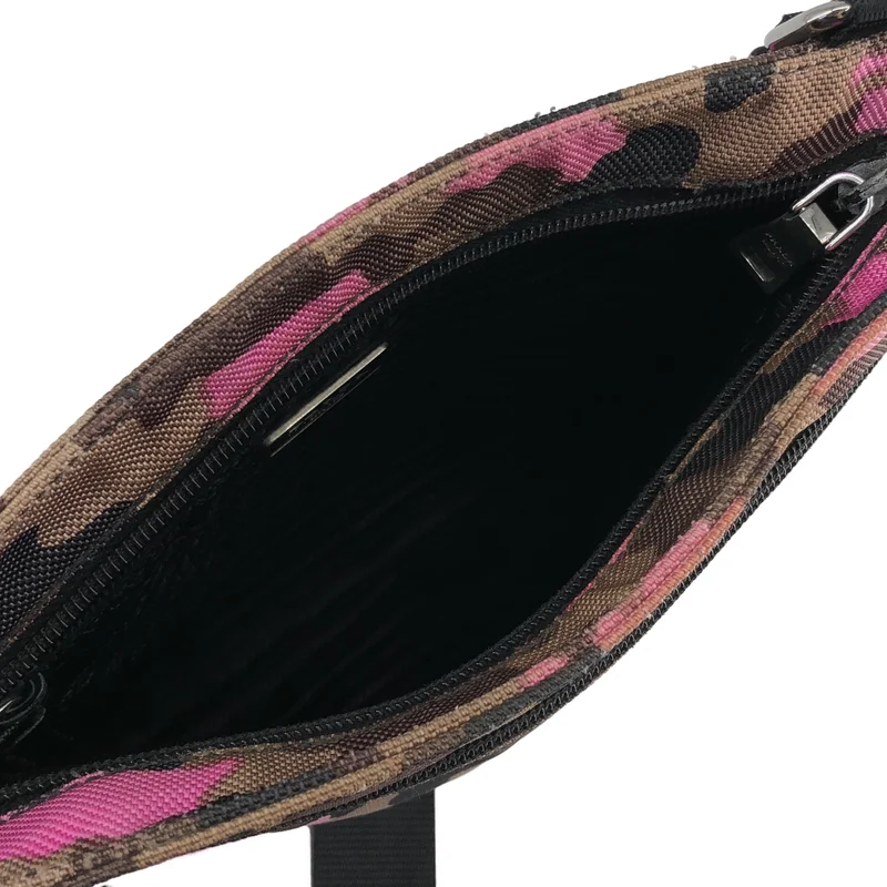 PRADA / プラダ | 総柄 カモフラージュ ロゴプレート サコッシュ ショルダーバッグ / VA0886 |