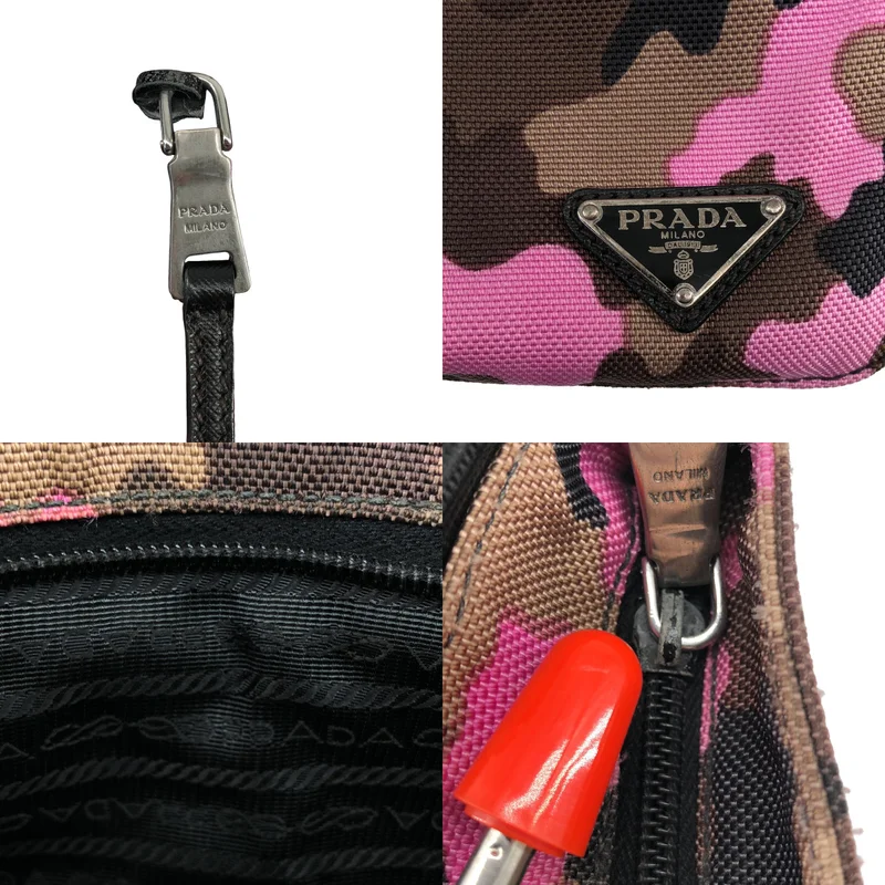 PRADA / プラダ | 総柄 カモフラージュ ロゴプレート サコッシュ ショルダーバッグ / VA0886 |