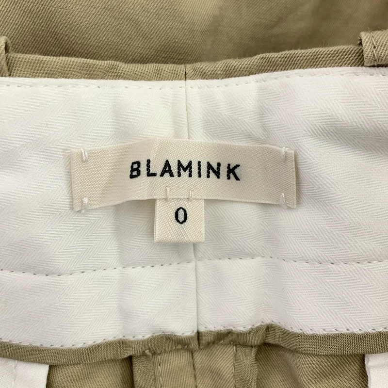 BLAMINK / ブラミンク | コットン リネン センタープレスパンツ | 0 | レディース