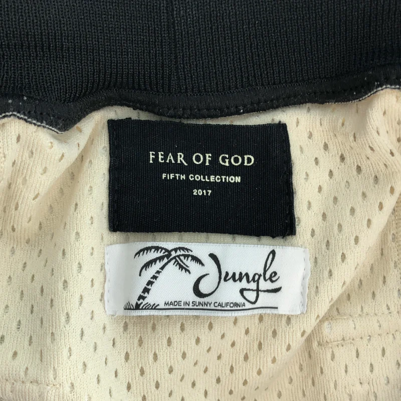 FEAR OF GOD / フィアオブゴッド | 2017SS | × JUNGLE GURL / 5th ボタニカルプリント メッシュショートパンツ | M | メンズ