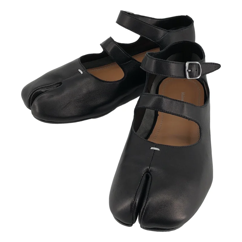 Maison Margiela / メゾンマルジェラ | TABI BALLERINA 2 STRAPS タビ フラットパンプス | 37 | レディース
