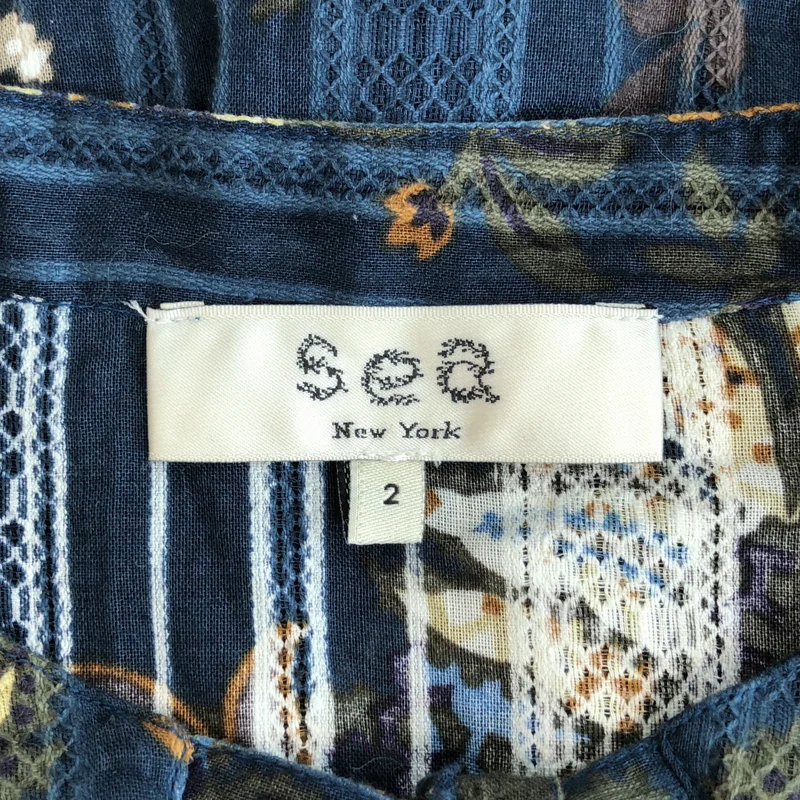 sea New York / シーニューヨーク | 総柄 ギャザー ワンピース | 2 | レディース