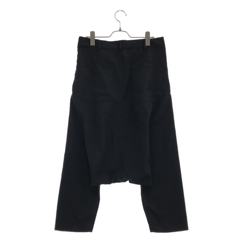 BLACK COMME des GARCONS / ブラックコムデギャルソン | 2009SS | ウールギャバ サルエルパンツ | XS | メンズ