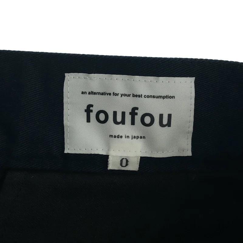 foufou / フーフー | belted straight pants ベルテッドストレートパンツ | 0 | レディース