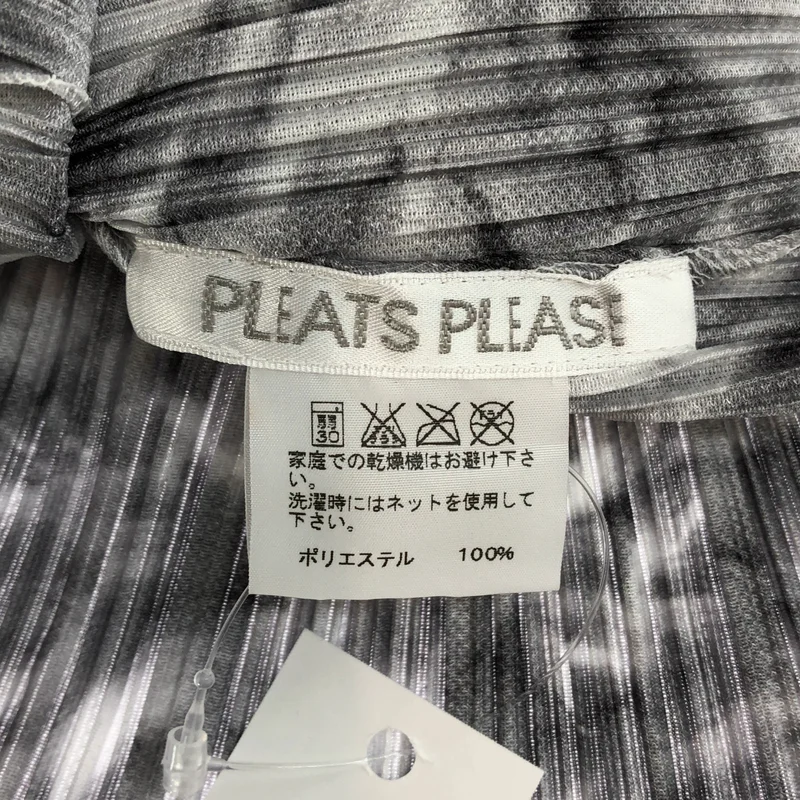PLEATS PLEASE ISSEY MIYAKE / プリーツプリーズイッセイミヤケ | プリーツ 総柄 ハイネックカットソー _長袖 PP03-JK695 | 3 | レディース