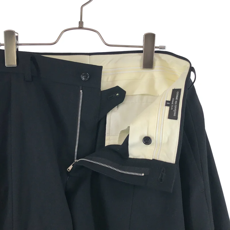 COMME des GARCONS HOMME PLUS / コムデギャルソンオムプリュス | 2024SS | ドレープ 変形 サルエルパンツ | S | メンズ