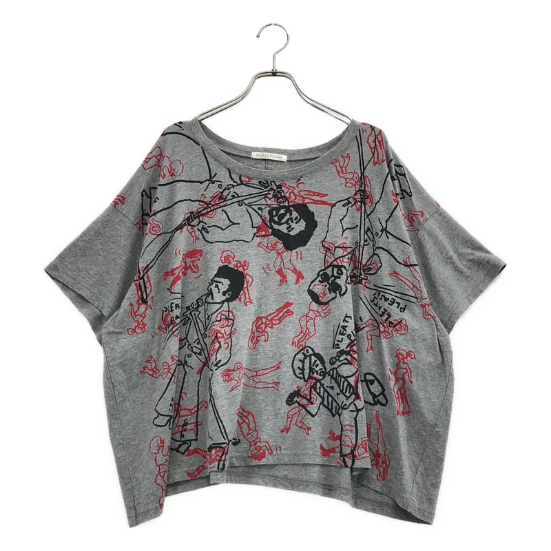 PLEATS PLEASE ISSEY MIYAKE / プリーツプリーズイッセイミヤケ | 2013AW | × Terry Johnson / アートプリント Tシャツ | 3 | レディース