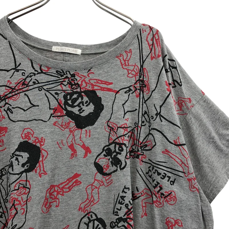 PLEATS PLEASE ISSEY MIYAKE / プリーツプリーズイッセイミヤケ | 2013AW | × Terry Johnson / アートプリント Tシャツ | 3 | レディース