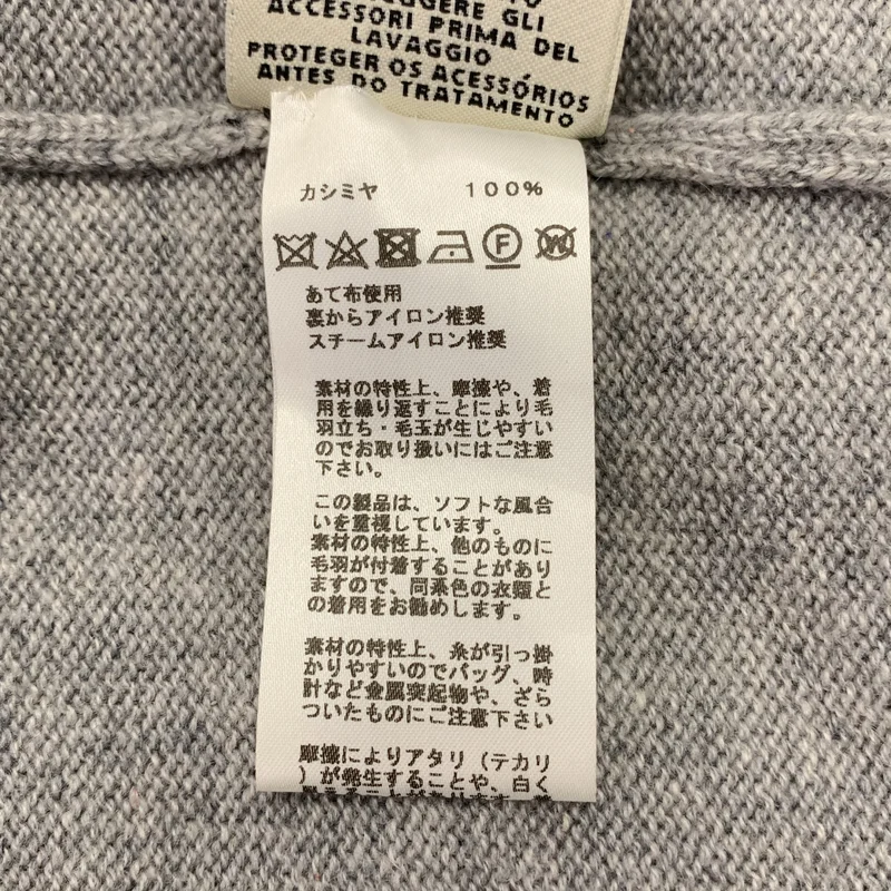 HERMES / エルメス | カシミヤ Hボタン 半袖ニット | 34 | レディース
