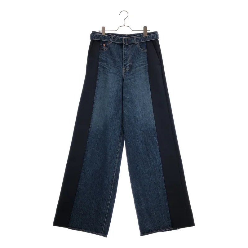 sacai / サカイ | Denim × Suiting Pants デニム スーチングパンツ | 3 | レディース