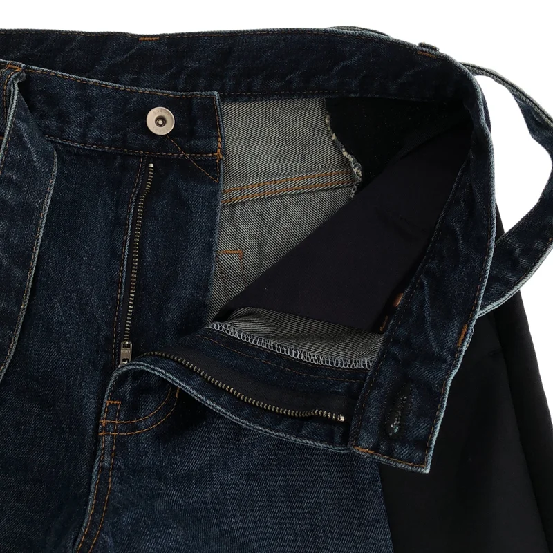 sacai / サカイ | Denim × Suiting Pants デニム スーチングパンツ | 3 | レディース