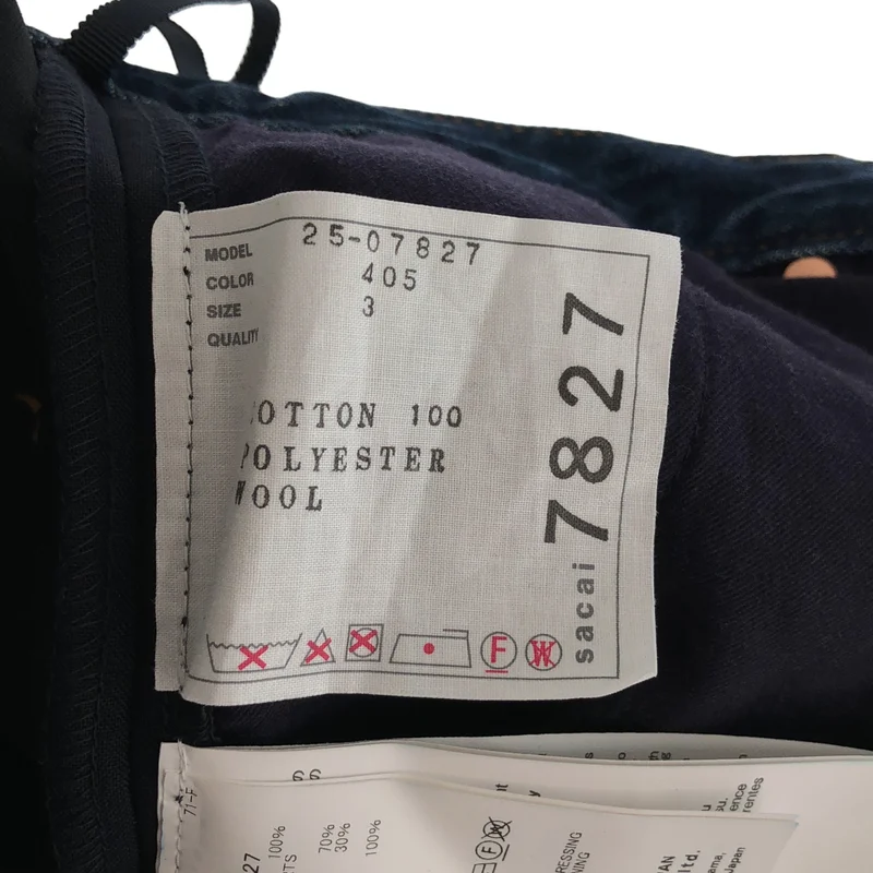 sacai / サカイ | Denim × Suiting Pants デニム スーチングパンツ | 3 | レディース