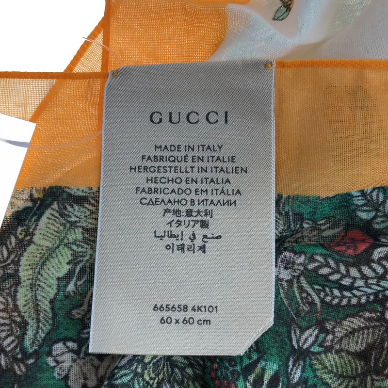 GUCCI / グッチ | 2021Pre | × ヒグチユウコ / コットン ウサギ スカーフ | 60×60 | その他