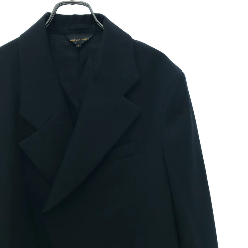 COMME des GARCONS / コムデギャルソン | 2023SS | ウールギャバ アシンメトリー テーラードジャケット | S | レディース