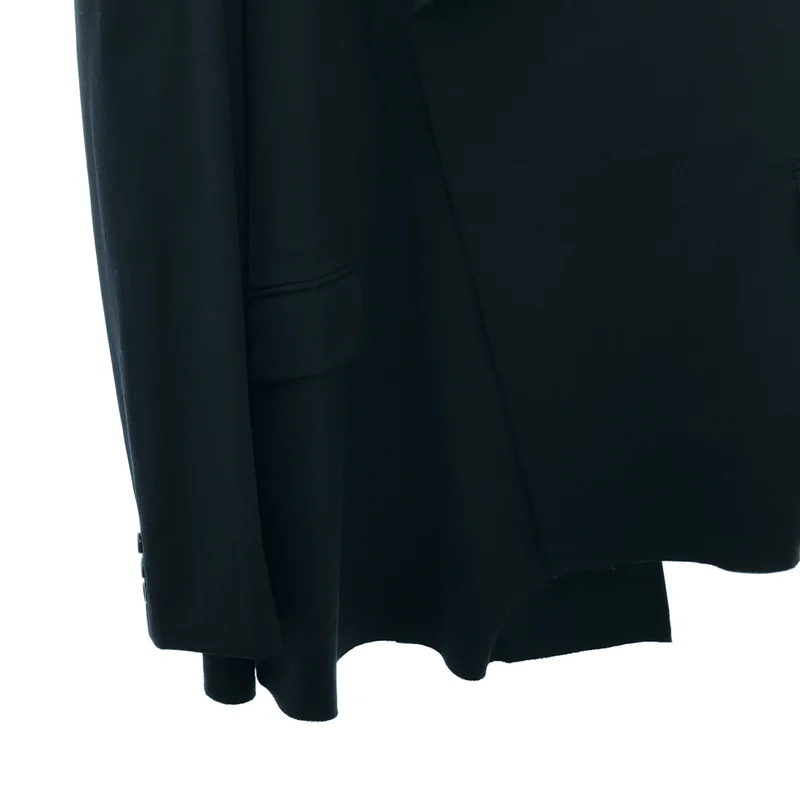 COMME des GARCONS / コムデギャルソン | 2023SS | ウールギャバ アシンメトリー テーラードジャケット | S | レディース