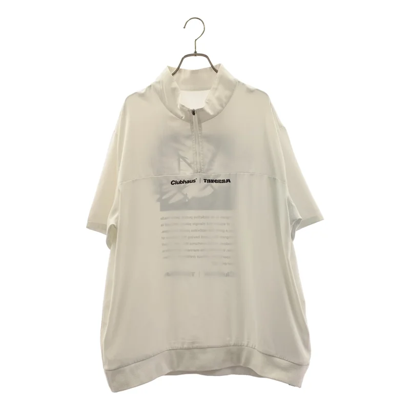 TANGRAM / タングラム | ×CLUBHAUS / HALF ZIP TURF HEDGEHOG PISTE ハーフジップ カットソー | XL | メンズ