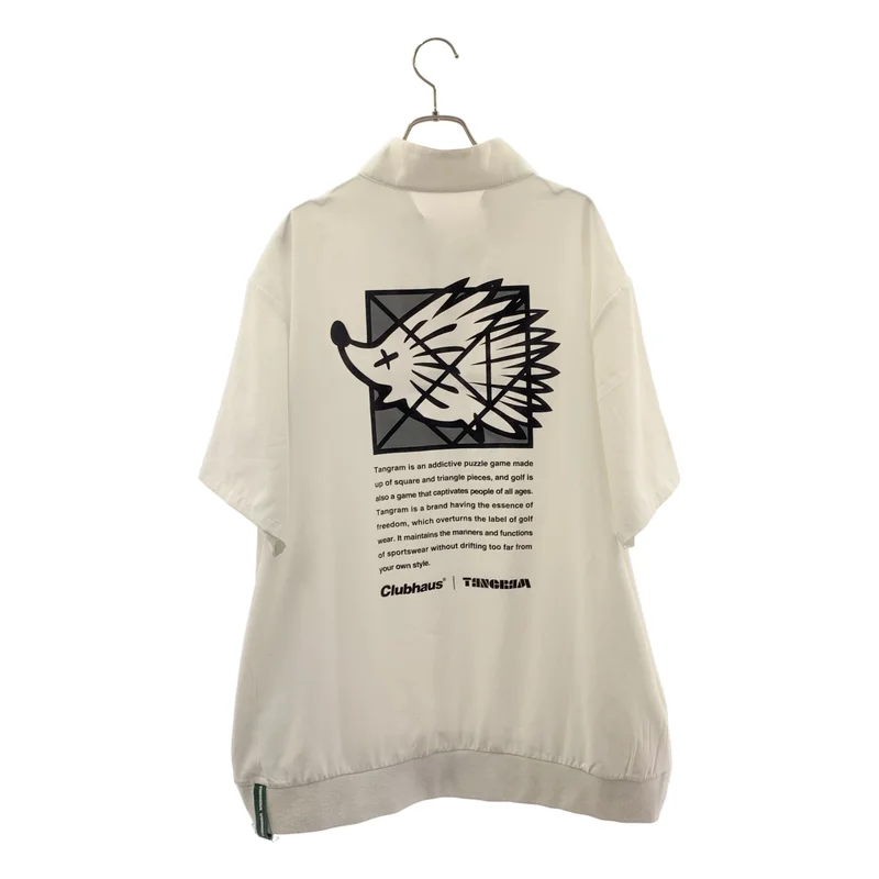 TANGRAM / タングラム | ×CLUBHAUS / HALF ZIP TURF HEDGEHOG PISTE ハーフジップ カットソー | XL | メンズ