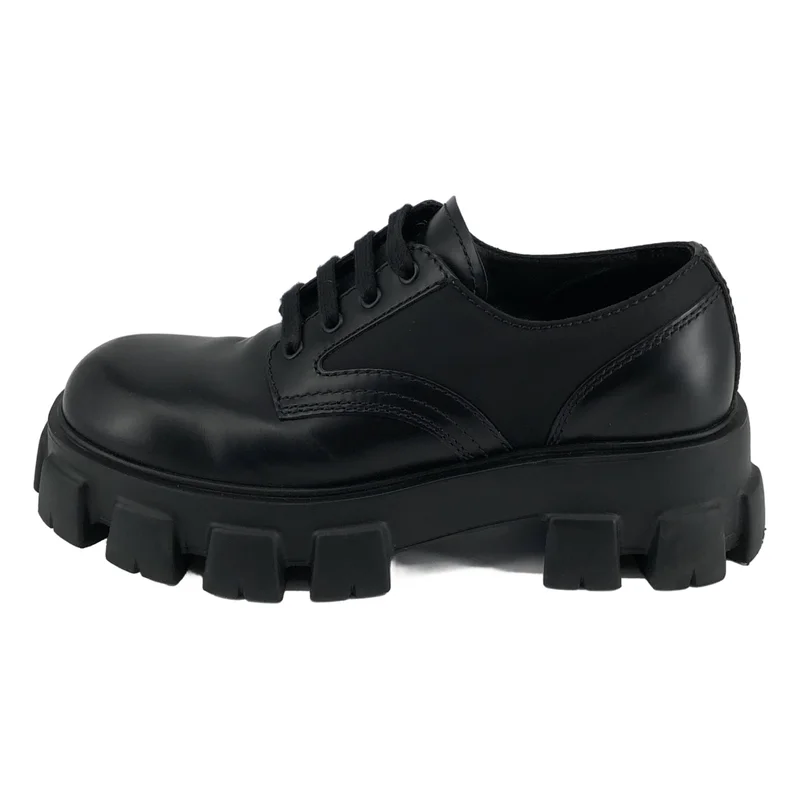 PRADA / プラダ | MONOLITH Re-nylon LACE-UP SHOES モノリス ナイロン 切り替え ダービーシューズ | 7 | メンズ