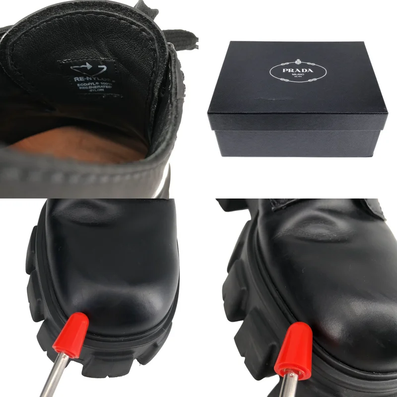 PRADA / プラダ | MONOLITH Re-nylon LACE-UP SHOES モノリス ナイロン 切り替え ダービーシューズ | 7 | メンズ