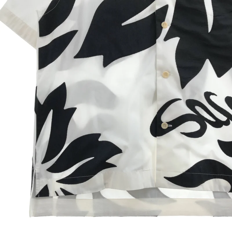 sacai / サカイ | Floral Embroidered Patch Cotton Poplin Shirt シャツ | 2 | メンズ