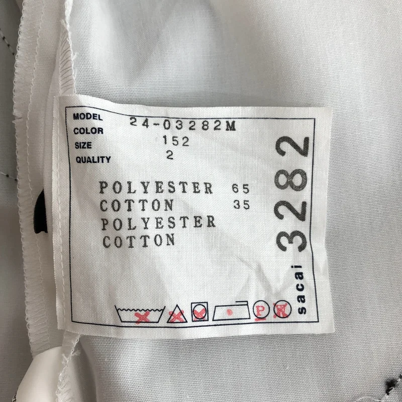 sacai / サカイ | Floral Embroidered Patch Cotton Poplin Shirt シャツ | 2 | メンズ