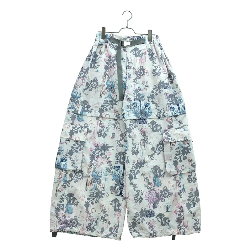 rurumu: / 縷縷夢兎るるむう | 2025SS | Unknown Plants printed detachable pants / アンノウンプランツ プリント デタッチャブル カーゴパンツ | M | レディース