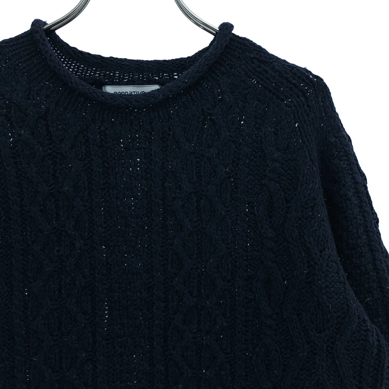 nonnative / ノンネイティブ | SAILOR SWEATER SHETLAND WOOL / シェットランドウール クルーネック フィッシャーマンニット | 2 | メンズ