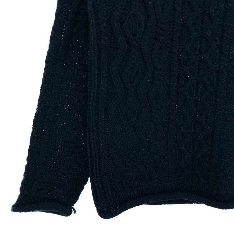 nonnative / ノンネイティブ | SAILOR SWEATER SHETLAND WOOL / シェットランドウール クルーネック フィッシャーマンニット | 2 | メンズ