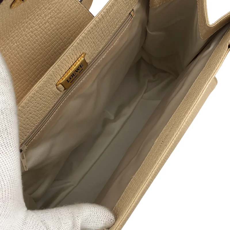 LOEWE / ロエベ | バルセロナ レザー ハンドバッグ |