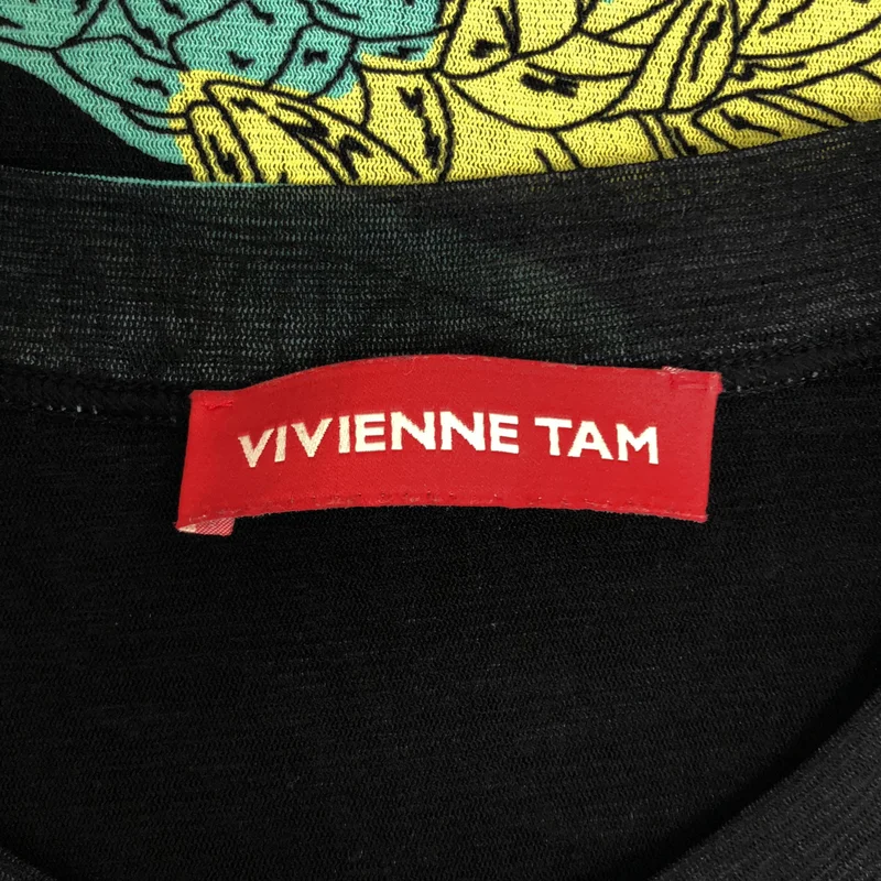 VIVIENNE TAM / ヴィヴィアンタム | セットアップ / ストレッチ Tシャツ / フレアイージーパンツ | 40 | レディース