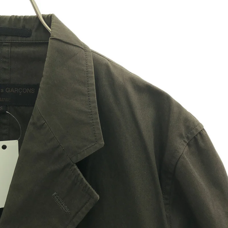 COMME des GARCONS HOMME / コムデギャルソンオム | 2002SS | 製品洗い加工 コットン テーラードジャケット | S | メンズ