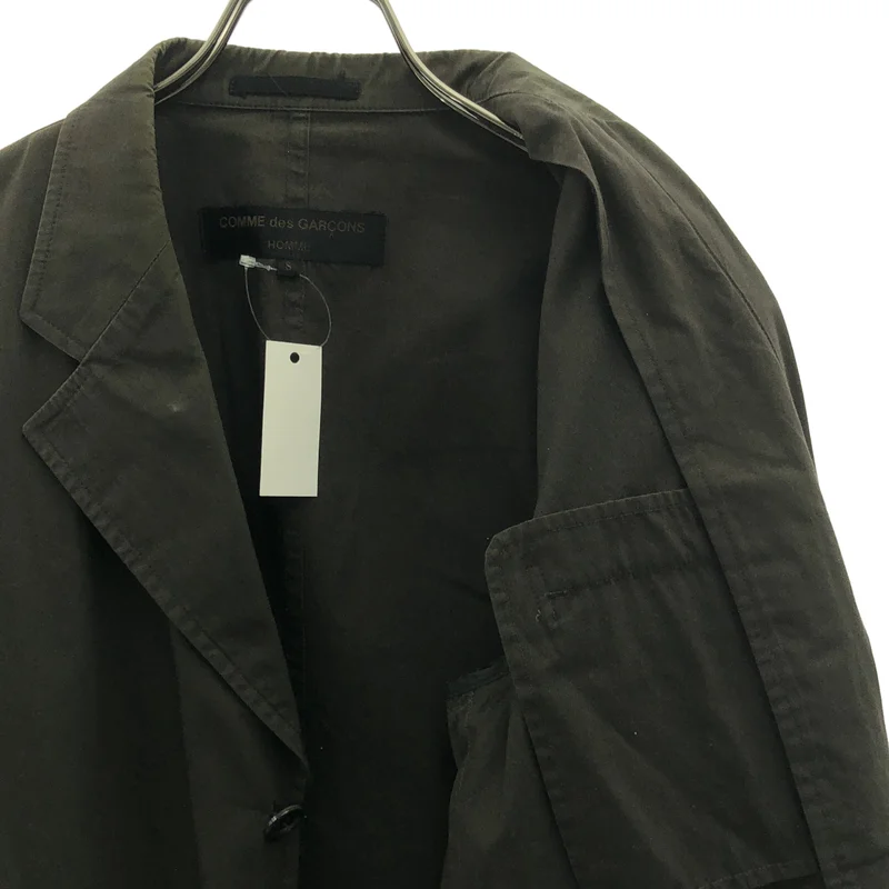 COMME des GARCONS HOMME / コムデギャルソンオム | 2002SS | 製品洗い加工 コットン テーラードジャケット | S | メンズ