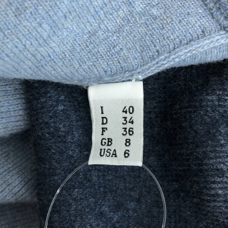 CEDRIC CHARLIER / セドリックシャルリエ | ウール サイドスリット グラデーションニット ノースリーブワンピース | 36 | レディース