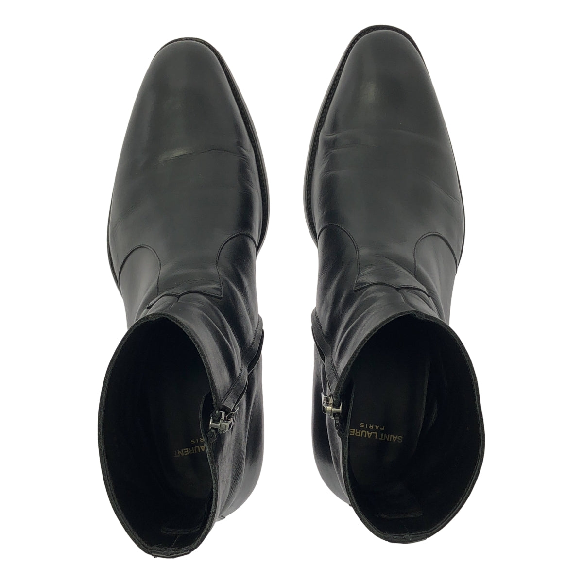 SAINT LAURENT PARIS / サンローランパリ | WYATT ZIPPED BOOTS