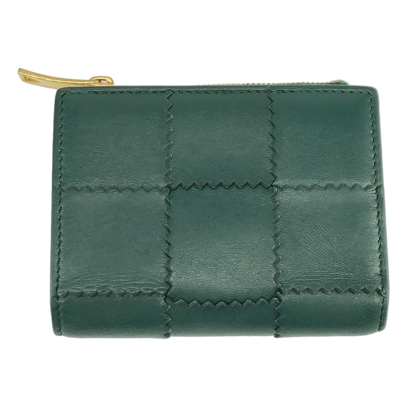 BOTTEGA VENETA / ボッテガヴェネタ | カセット マキシイントレチャート レザー 2つ折り ジップウォレット |