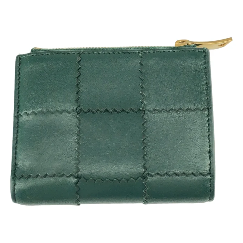 BOTTEGA VENETA / ボッテガヴェネタ | カセット マキシイントレチャート レザー 2つ折り ジップウォレット |