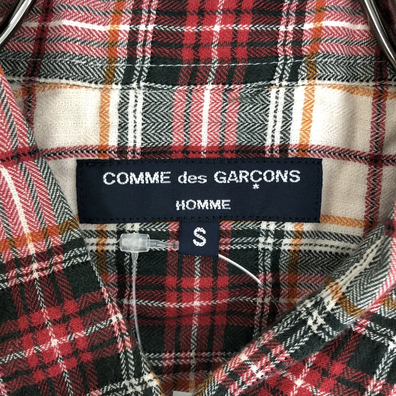 COMME des GARCONS HOMME / コムデギャルソンオム | 2011AW | コットン チェック ワッシャー レギュラーカラー シャツ | S | メンズ