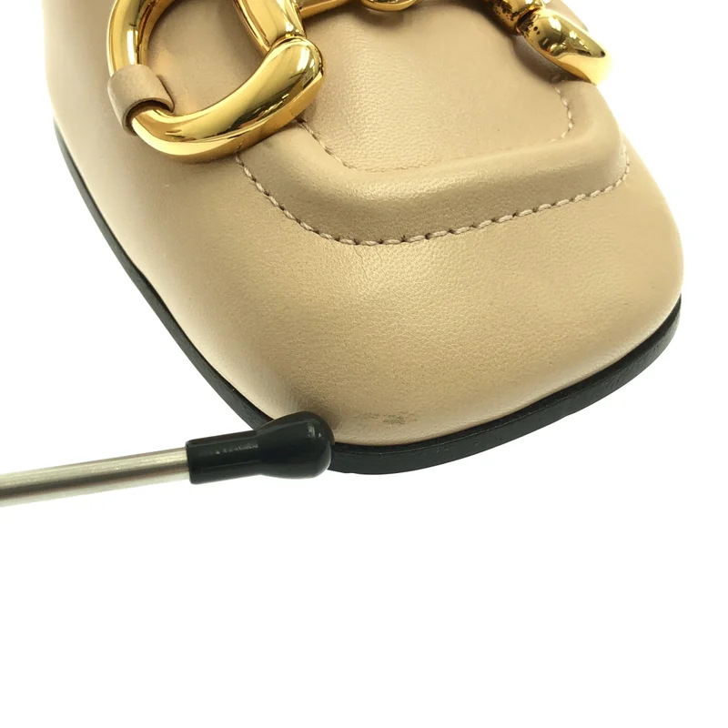 GUCCI / グッチ | レザー ホースビット スクエアトゥ チャンキーヒールパンプス | 35 1/2 | レディース