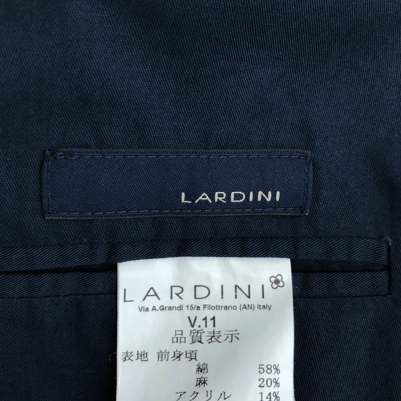 LARDINI / ラルディーニ | コットン リネン ベスト | 52 | メンズ