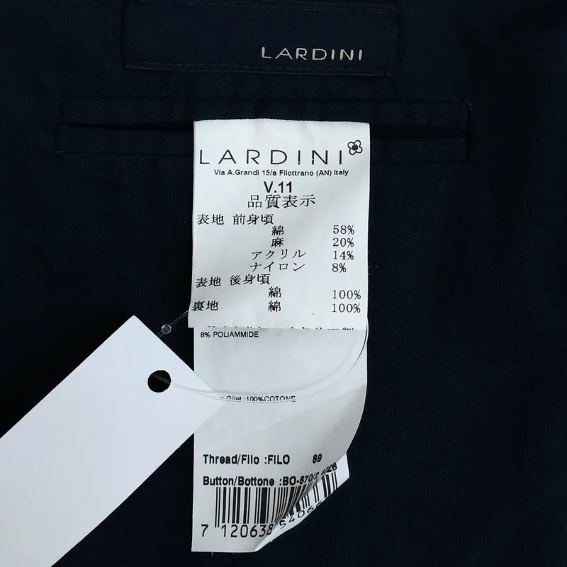 LARDINI / ラルディーニ | コットン リネン ベスト | 52 | メンズ