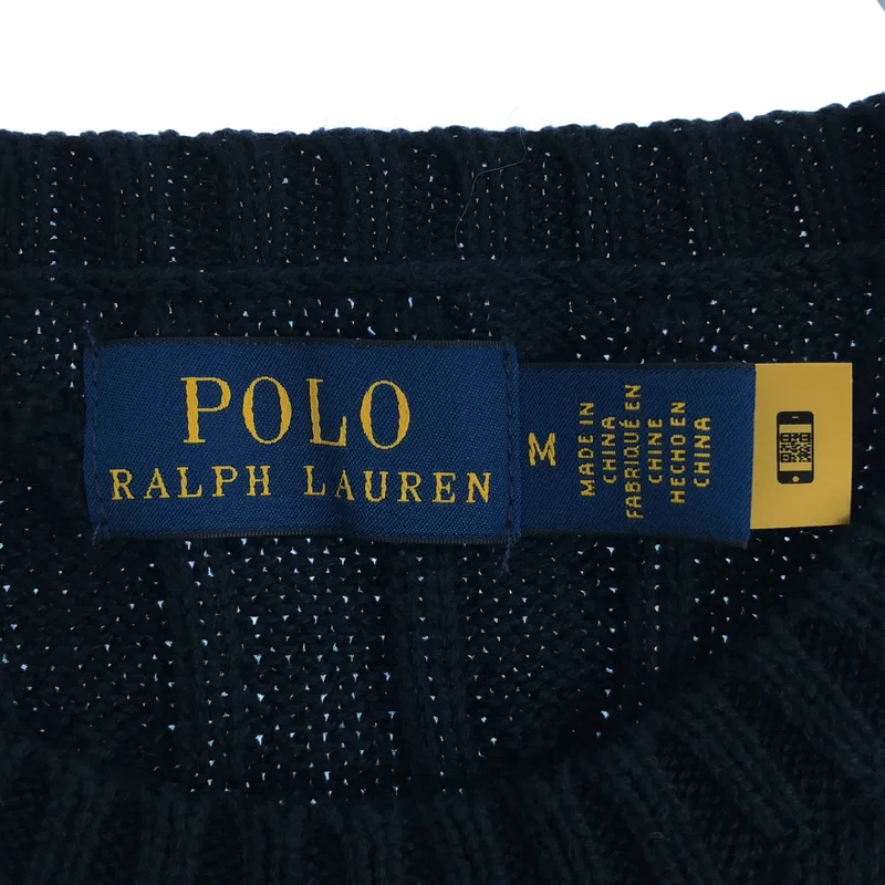 POLO RALPH LAUREN / ポロラルフローレン | ケーブル ニット_長袖 | M | レディース