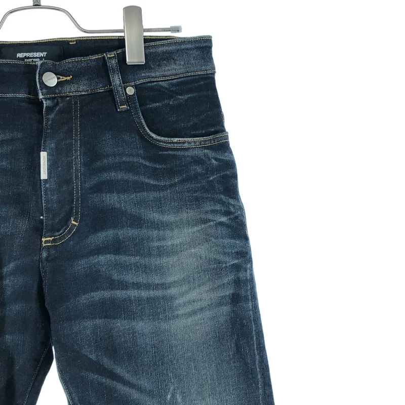 REPRESENT / リプレゼント | ESSENTIAL DENIM / ヴィンテージ加工 エッセンシャル デニムパンツ | 32 | メンズ